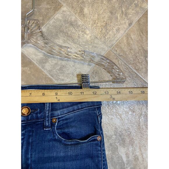 AYR The Chiller Skinny Jeans Women's 25 Skinny Stretch‎ Mid‑Rise Blue Denim Dark - Picture 13 of 13